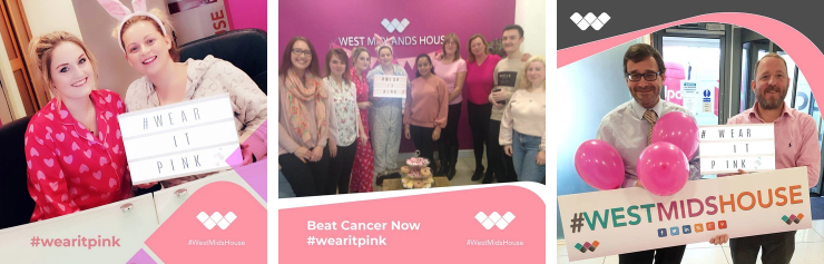 Wear It Pink Day at West Midlands House