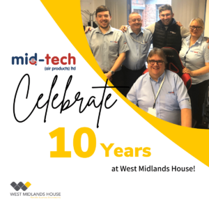 Mid-tech Air Products celebrate 10 years at West Midlands House