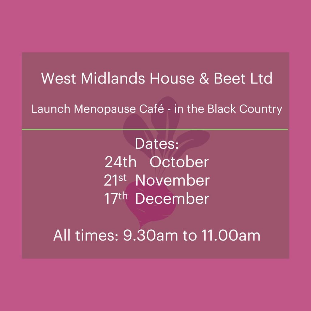 Menopause Café - West Midlands House